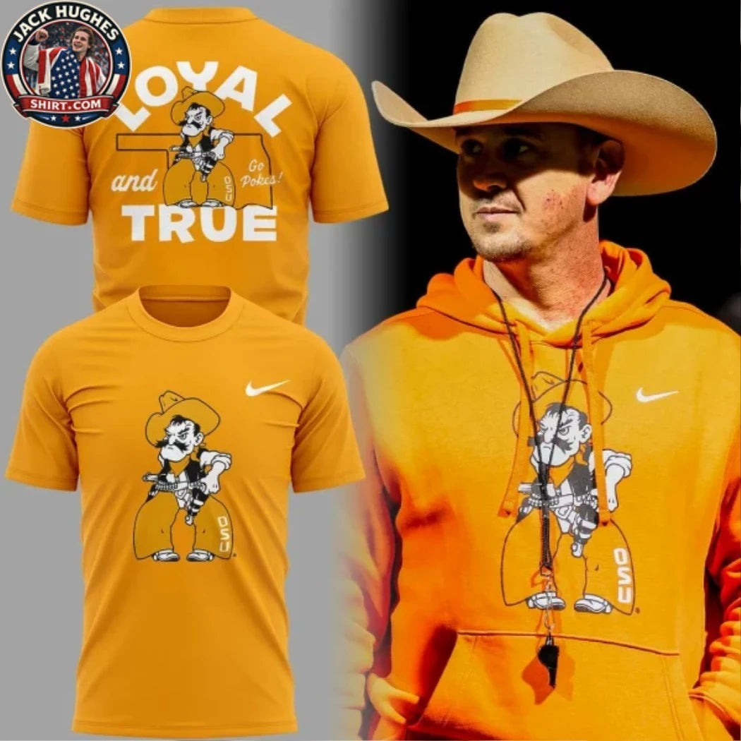 Oklahoma State Cowboys Uniform Coach 2026 Logo Two Sided Hoodie Shirt