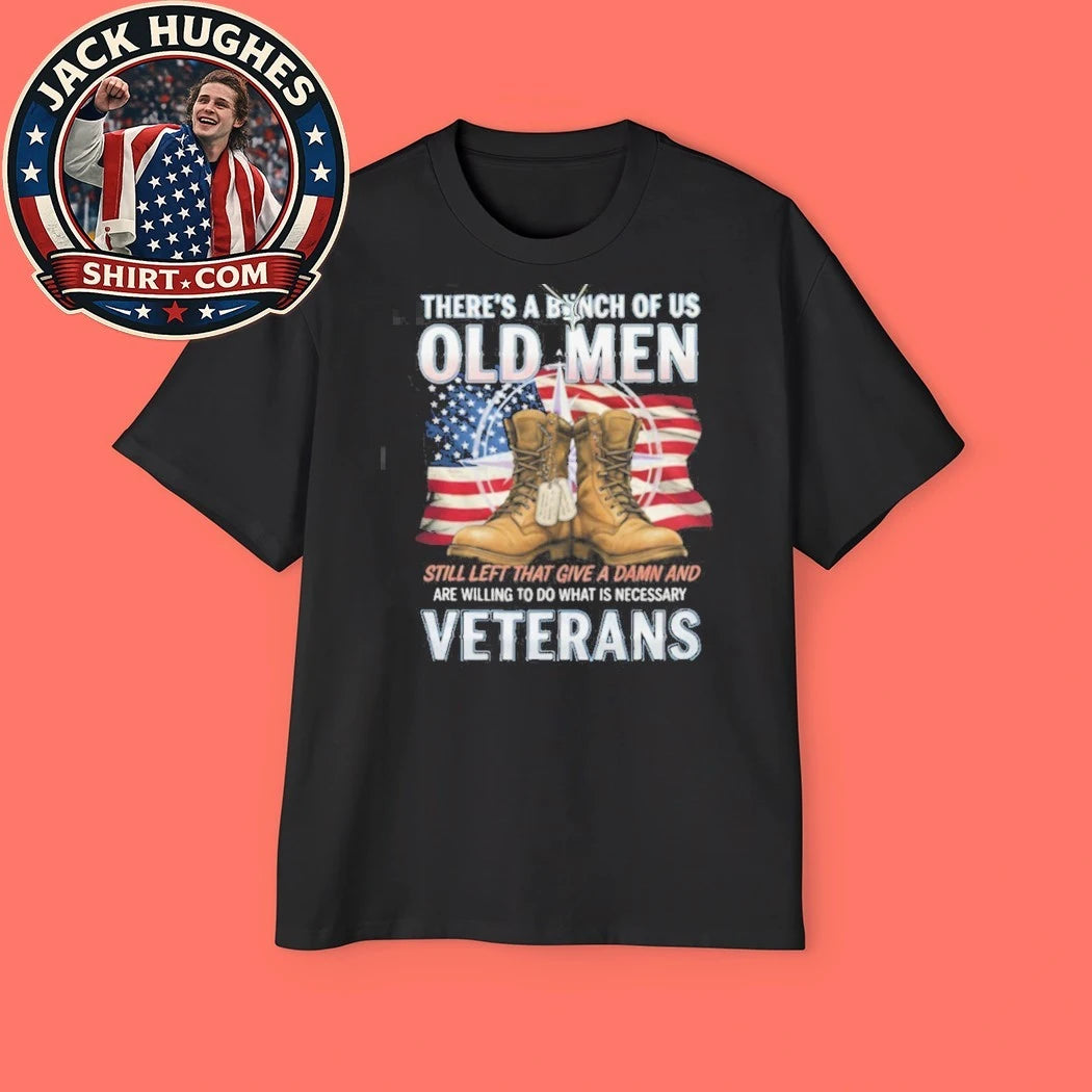 Original Old Men Veterans Still Give A Damn Patriotic Flag Amp Combat Boots Shirt
