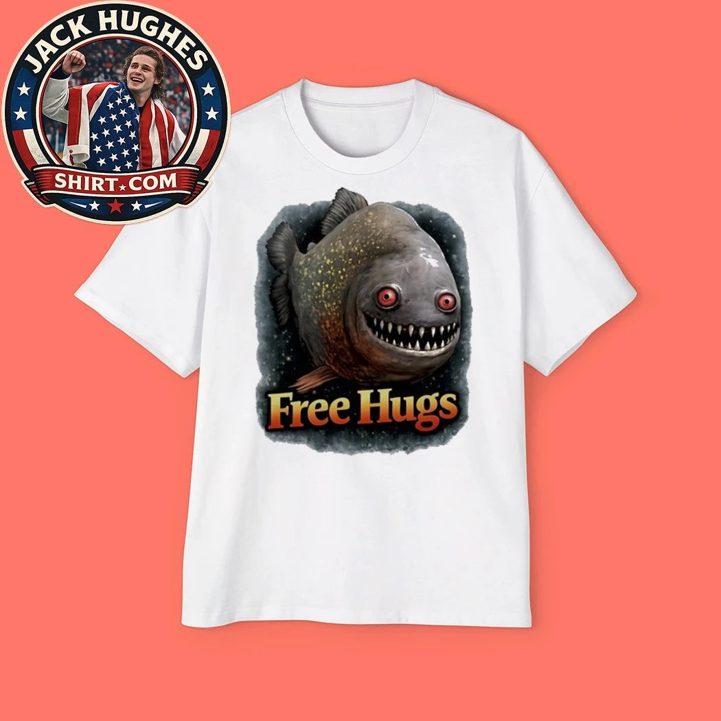 Original Piranha Free Hugs Shirt