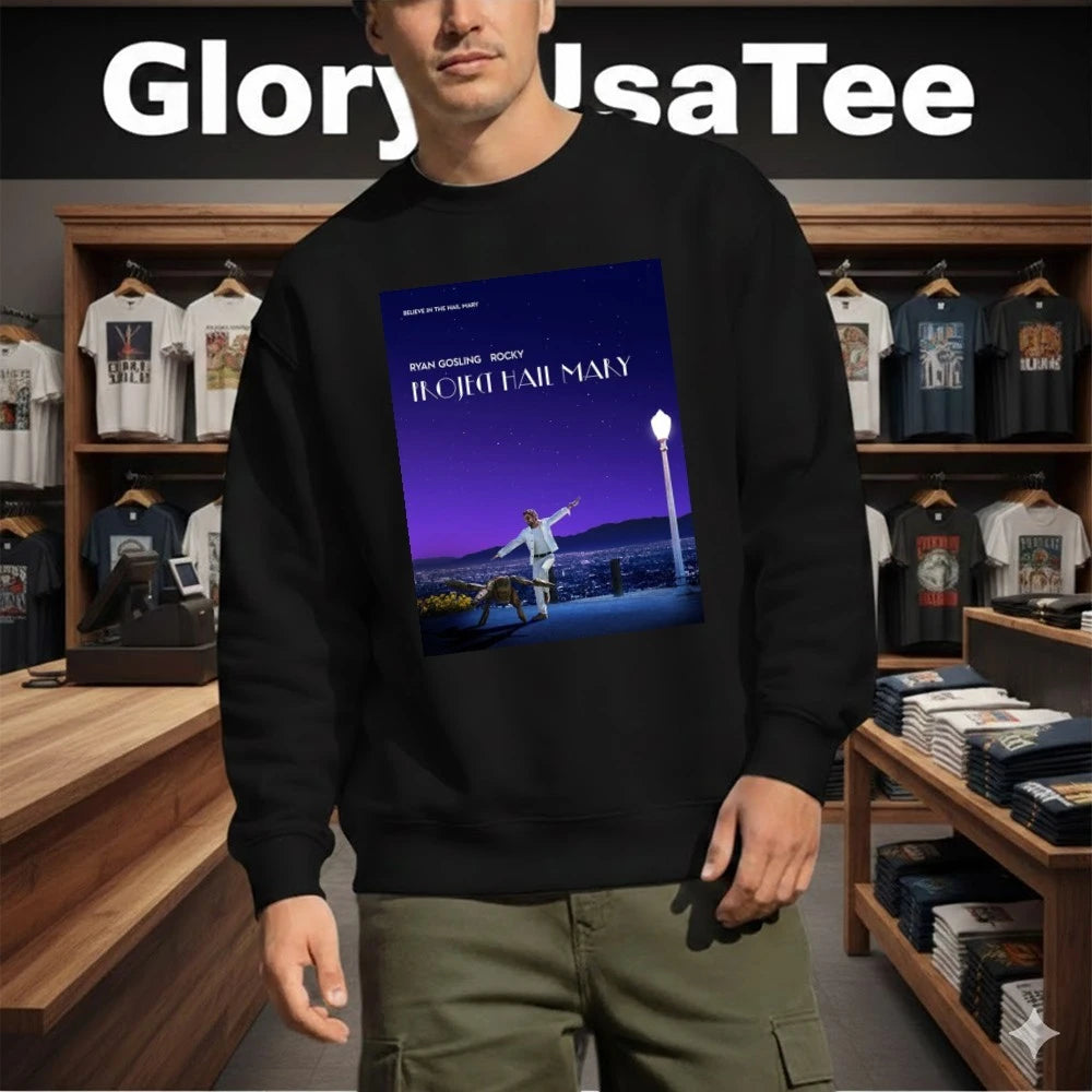 Project Hail Mary Inspired Poster La La Land Ryan Gosling Rocky Poster Shirt