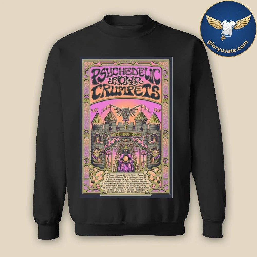 Psychedelic Porn Crumpets UK & Europe Tour 2026 Poster Shirt