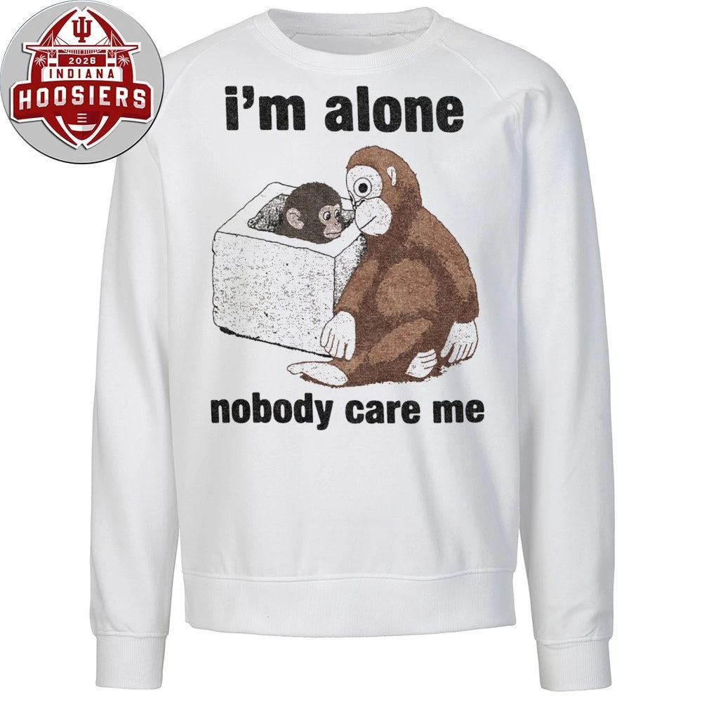 Punch Baby Monkey I’m Alone Nobody Care Me Shirt