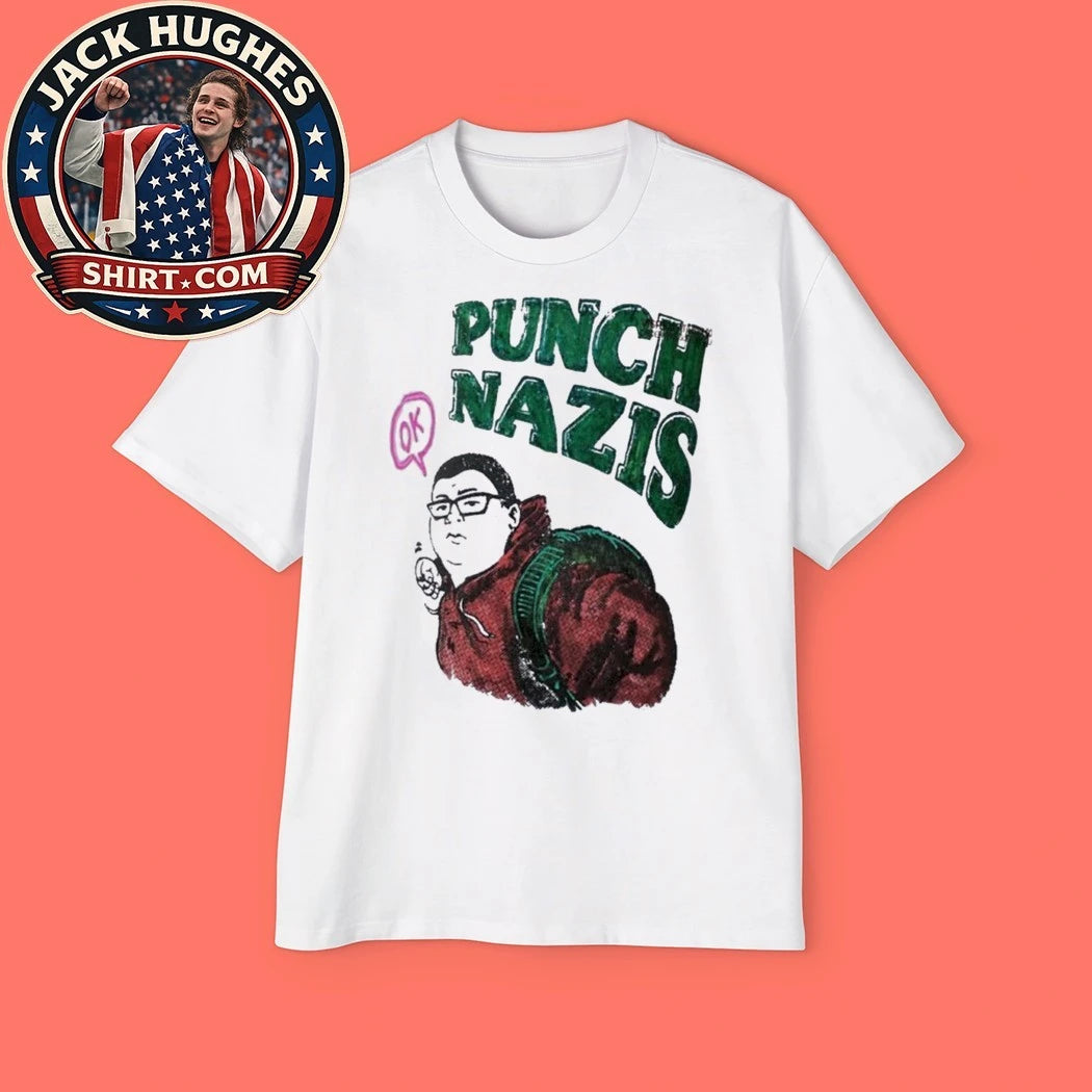 Punch Nazis Student Lake Zurich High School Shirt