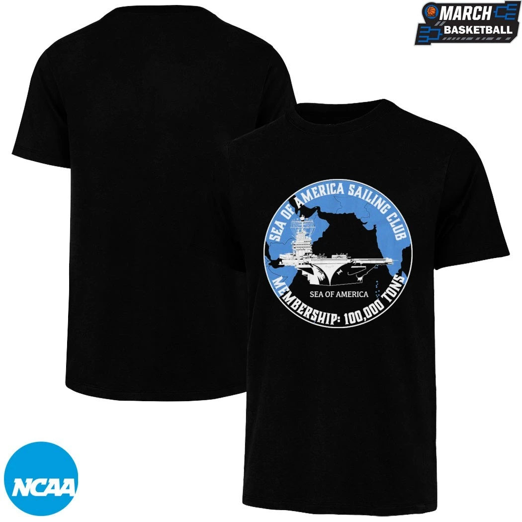 Ryan Mcbeth Sea Of America Sailing Club Membership 100000 Tons T-shirts
