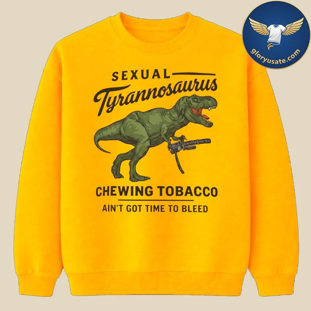 Sexual Tyrannosaurus Drew Timme Chewing Tobacco Ain’t Got Time To Bleed Shirt