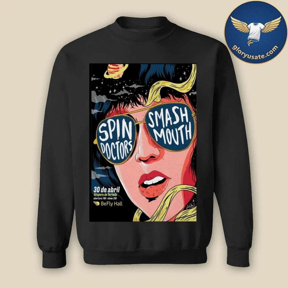 Spin Doctors With Smash Mouth In Belo Horizonte Brazil On Apr 30 2026 Poster Shirt