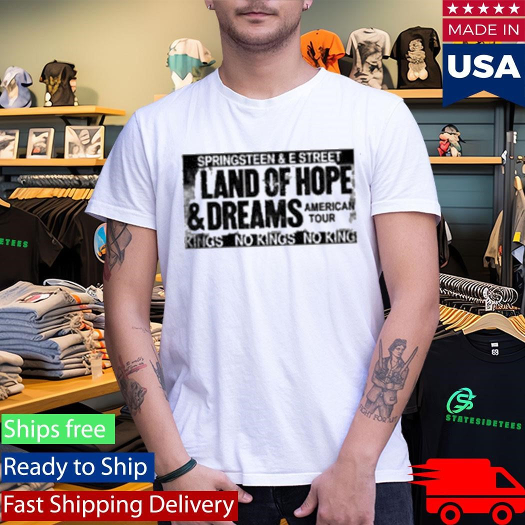Springsteen & The E Street Band 2026 Land Of Hope & Dreams American Tour Shirt