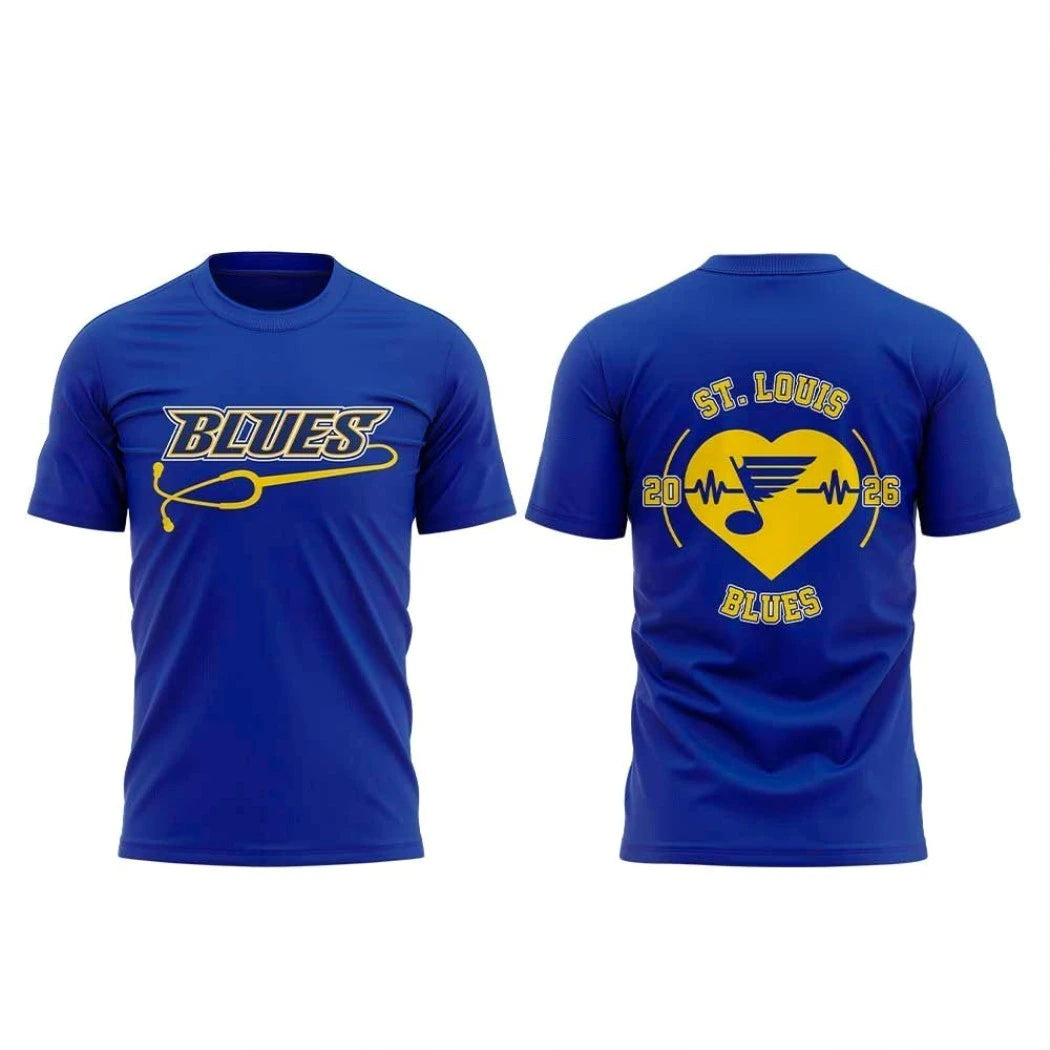 St. Louis Blues Healthcare Appreciation Night 2026 Hoodie T-Shirt