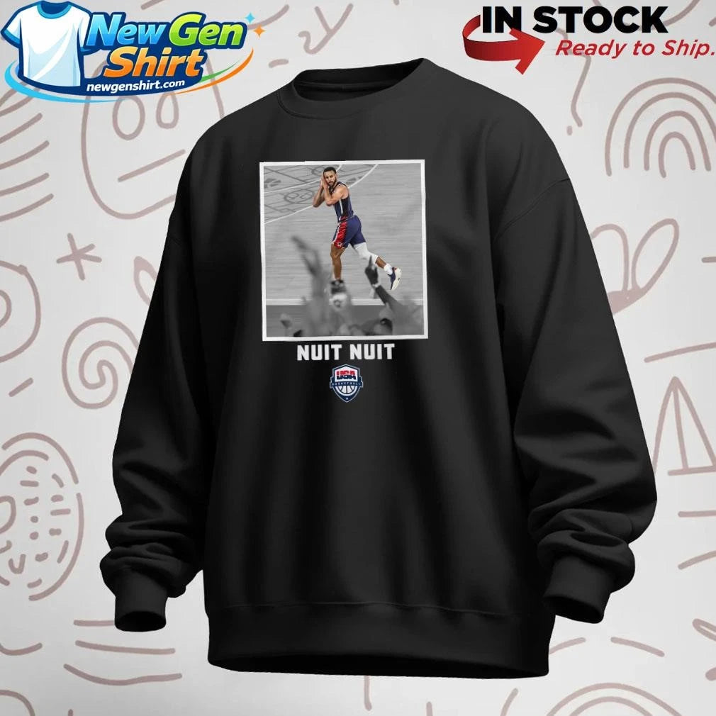 Stephen Curry USA Basketball Stadium Essentials Gold Medal Moments Night Night Shirt