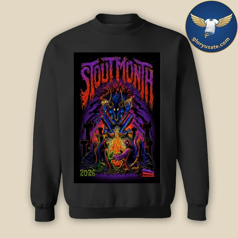 Stout Month 2026 – Fort George Brewery Poster Shirt