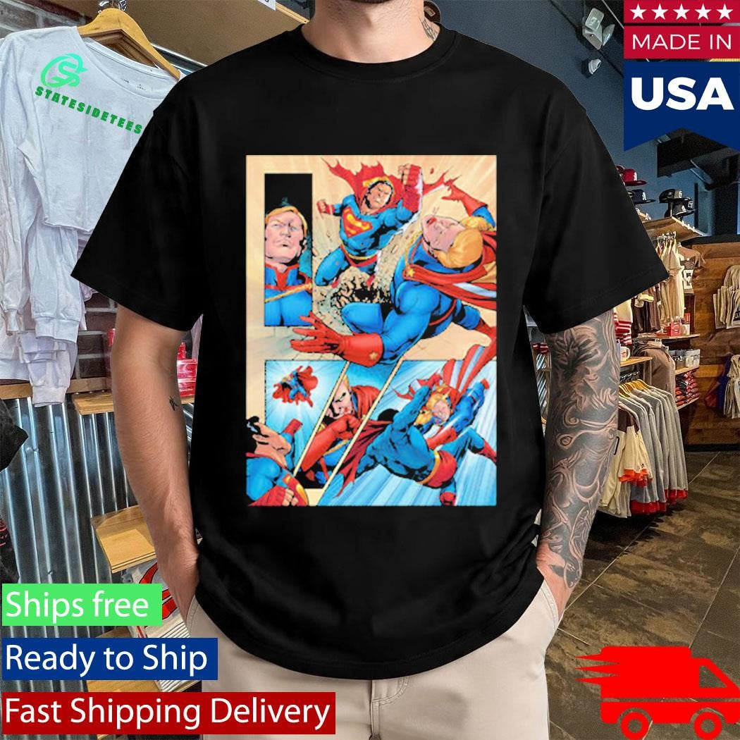 Superman vs Homelander First Look In DC K.O. Boss Battle Comic Shirt