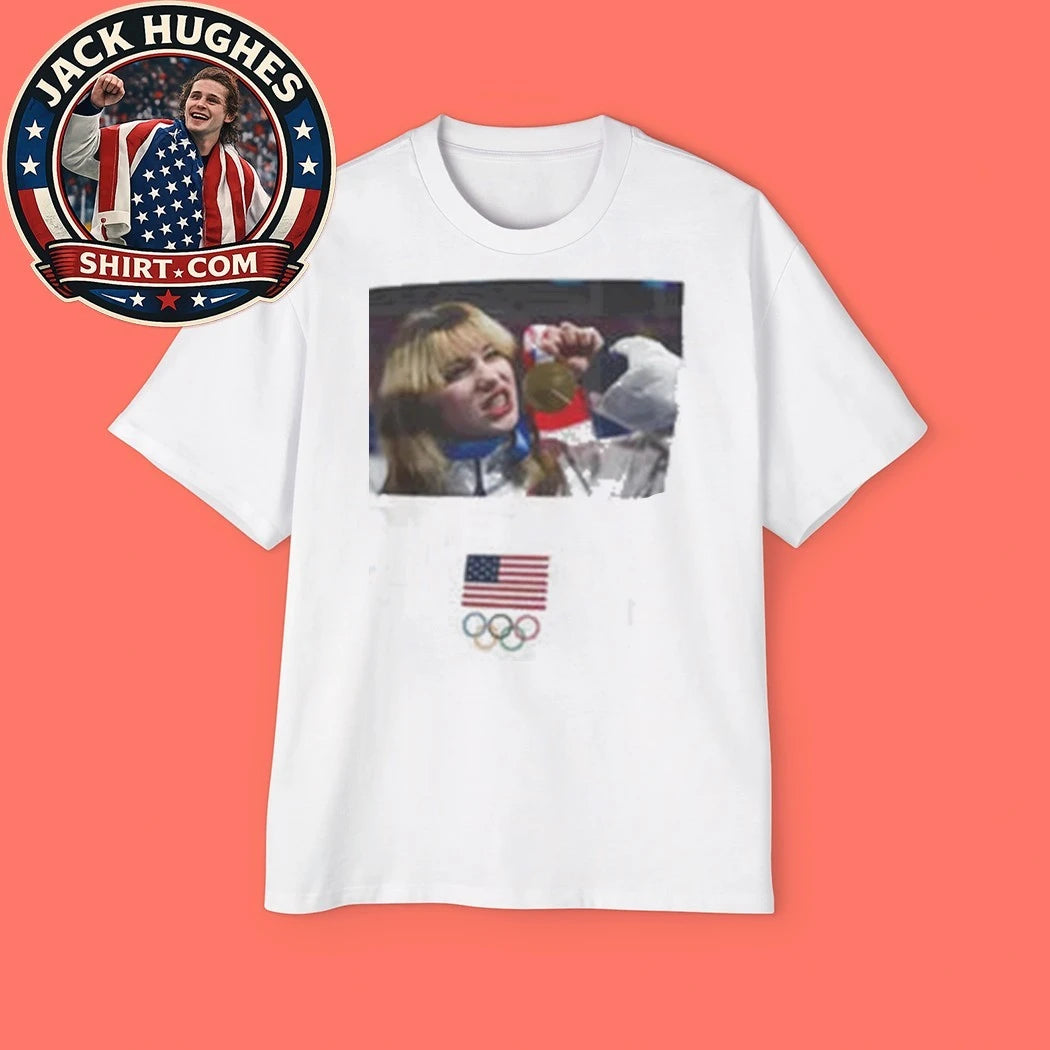Team USA Olympic American Flag & Olympic Rings Fan Shirt