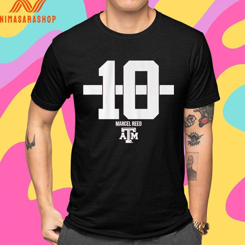 Texas A&M Aggies Football Marcel Reed 10 Stripe Shirts