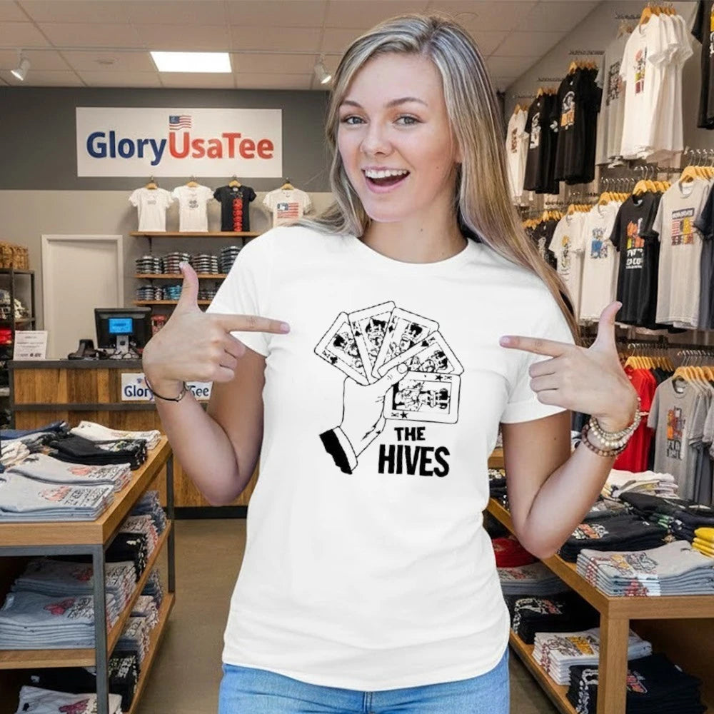 The Hives Merch East Coast Tour 2026 King Card Shirt