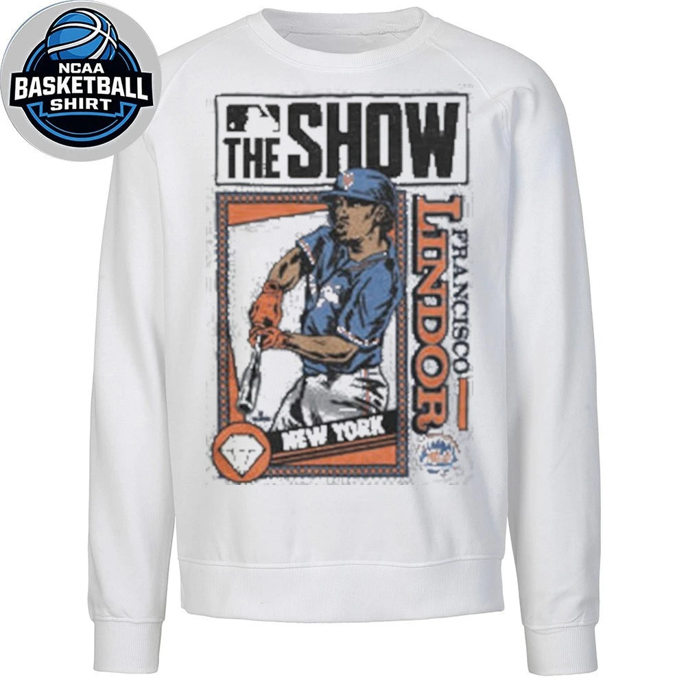 The MLB The Show video game features a character from the New York Mets team, Francisco Lindor Shirt