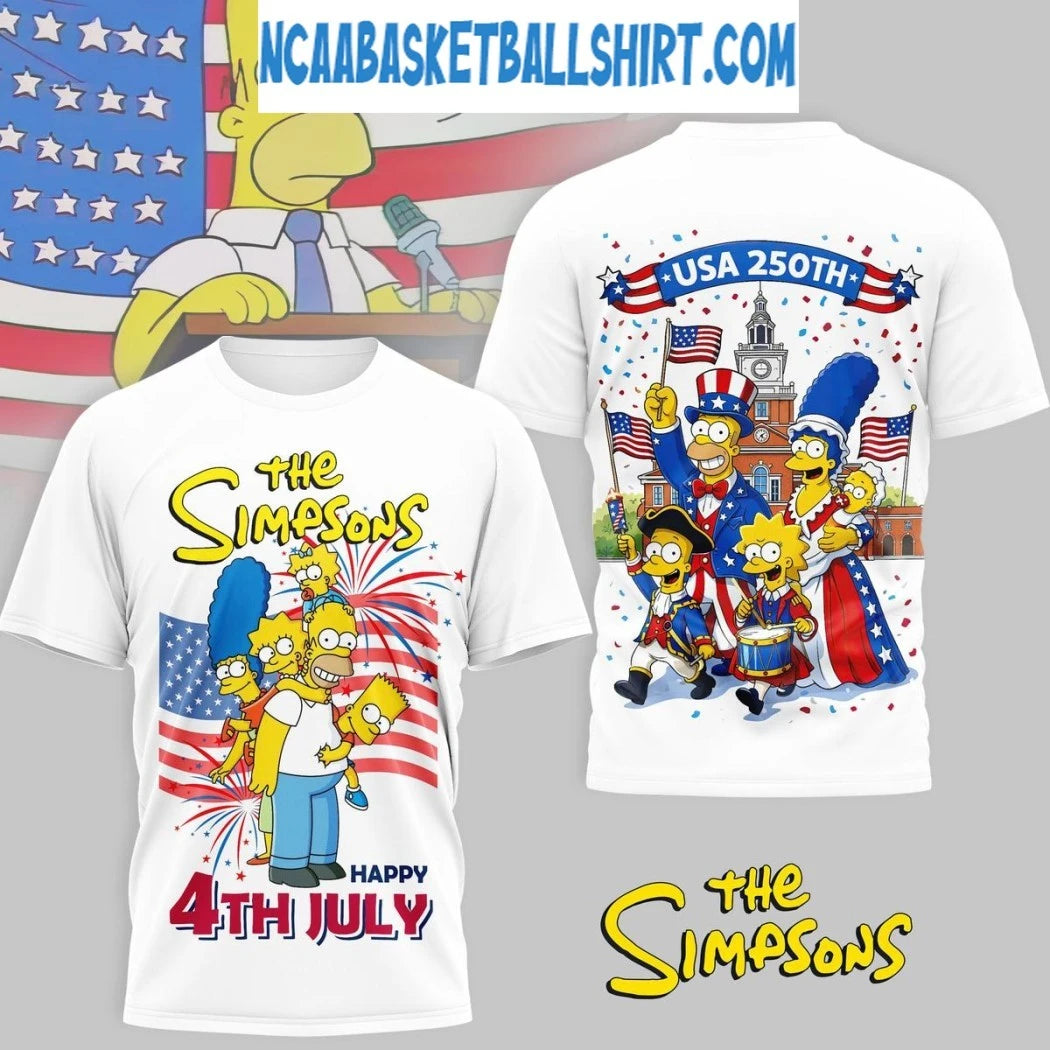 The Simpsons USA 250th Anniversary T-Shirt