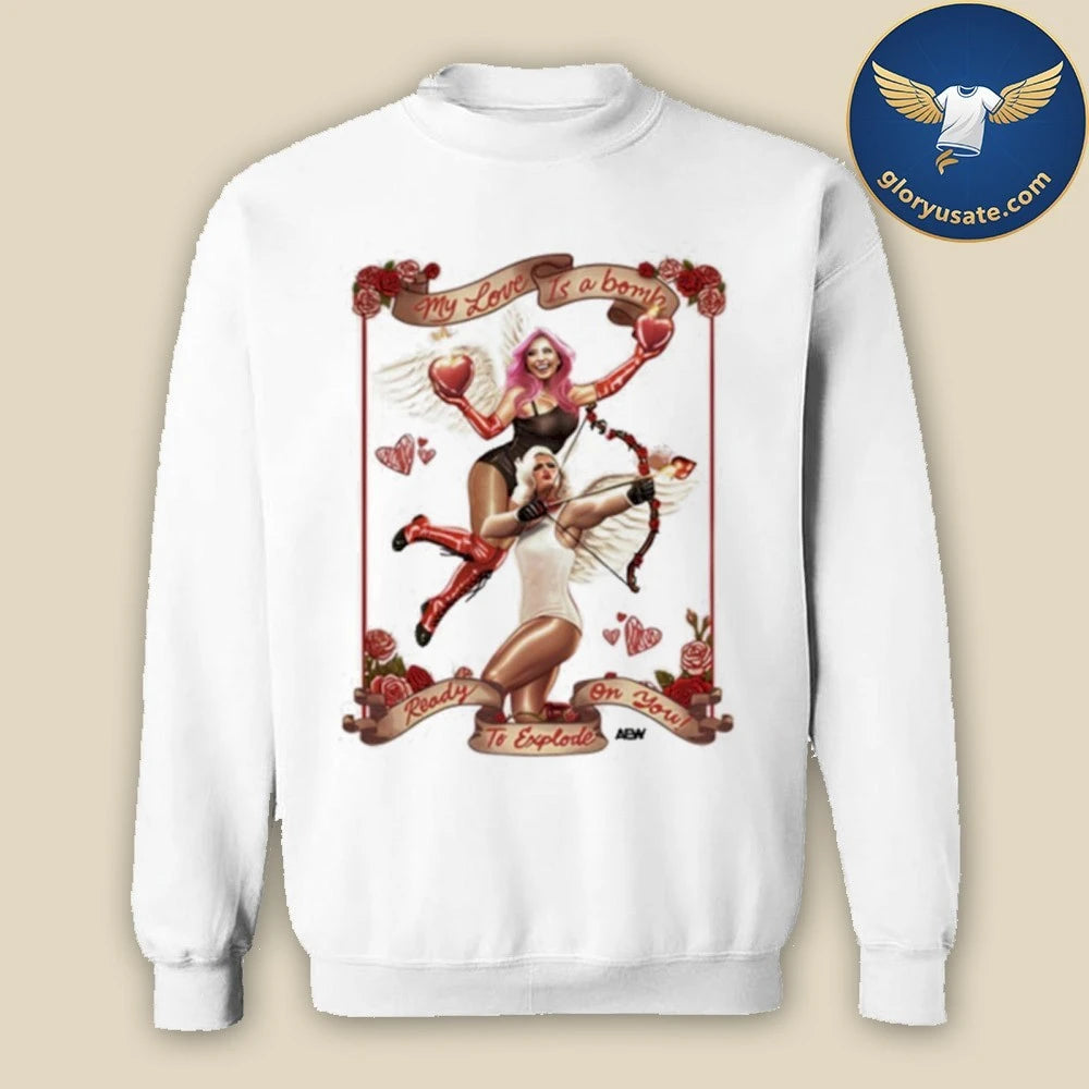 The Timeless Love Bombs Valentine’s Day T-Shirt