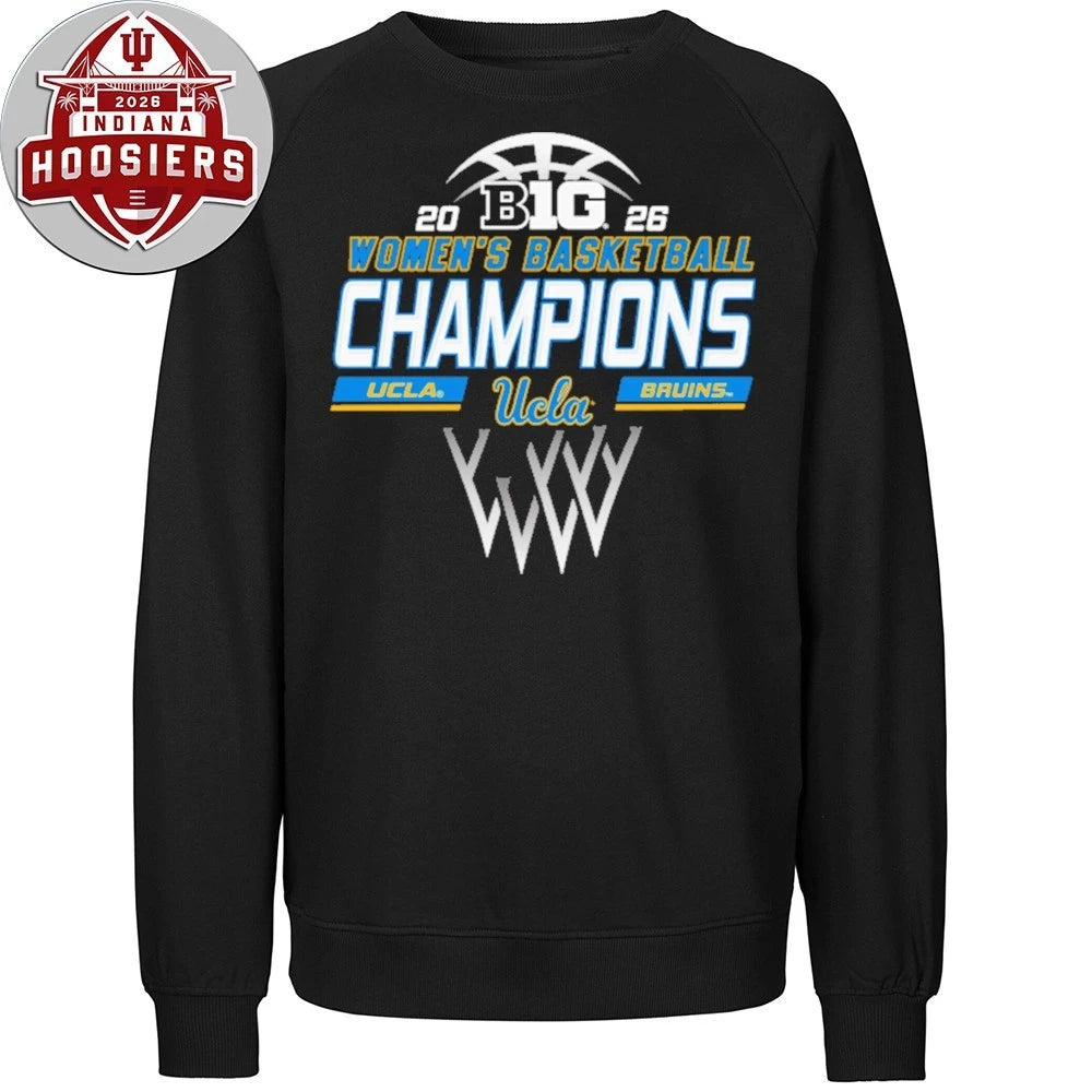 UCLA Bruins 2026 Big Ten Women’s Basketball Champions Logo T-Shirt
