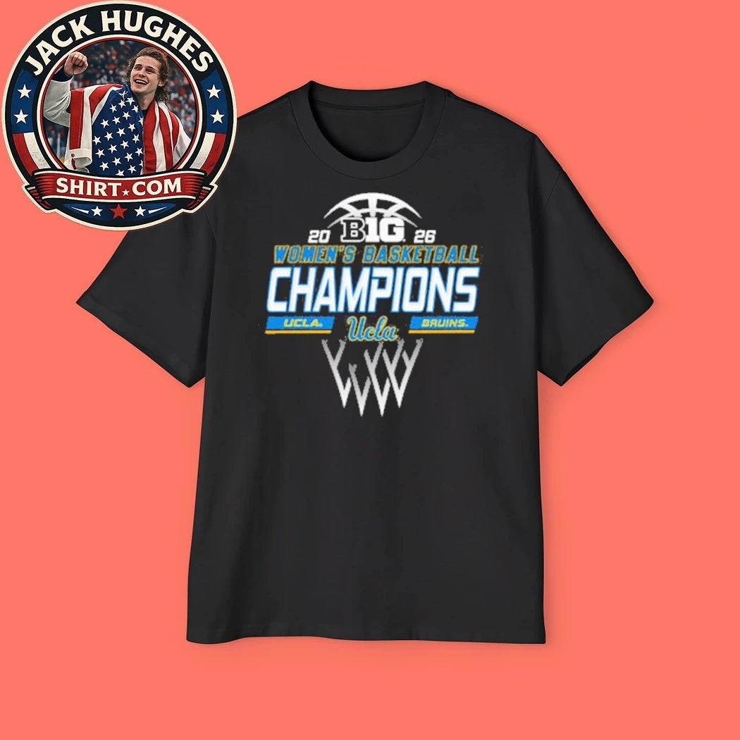 UCLA Bruins 2026 Big Ten Women’s Basketball Regular Season Champions Logo Shirt