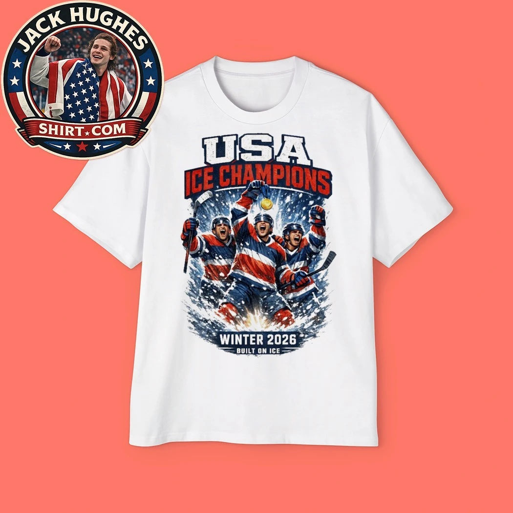 USA Hockey Champions Winter 2026 Built On Ice 2026 Trending Shirt
