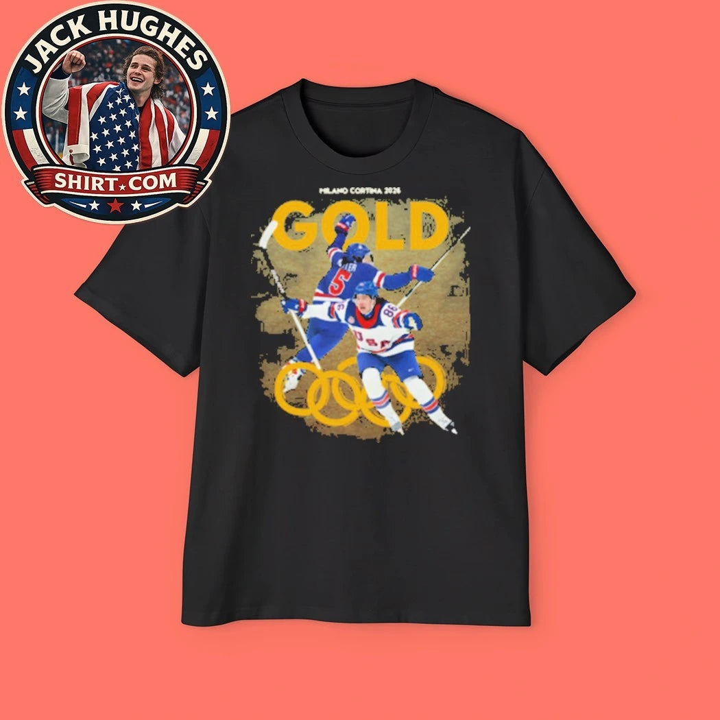 USA Hockey Gold Megan Keller Jack Hughes Olympics Trending Shirt