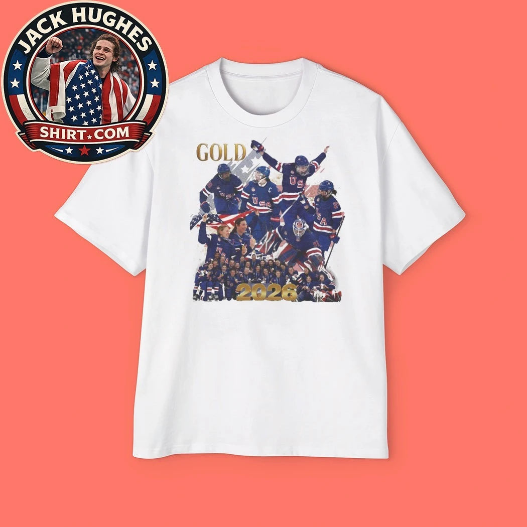 USA Women’s Hockey Gold 2026 World Champions Trending Shirt