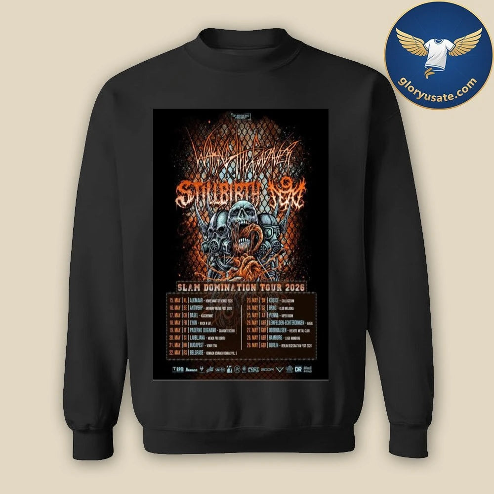 Waking The Cadaver Slam Domination Tour 2026 Poster Shirt