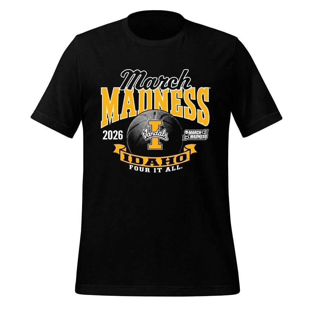 Idaho Vandals Men’s Basketball 2026 Road To NCAA March Madness Four It All Shirt
