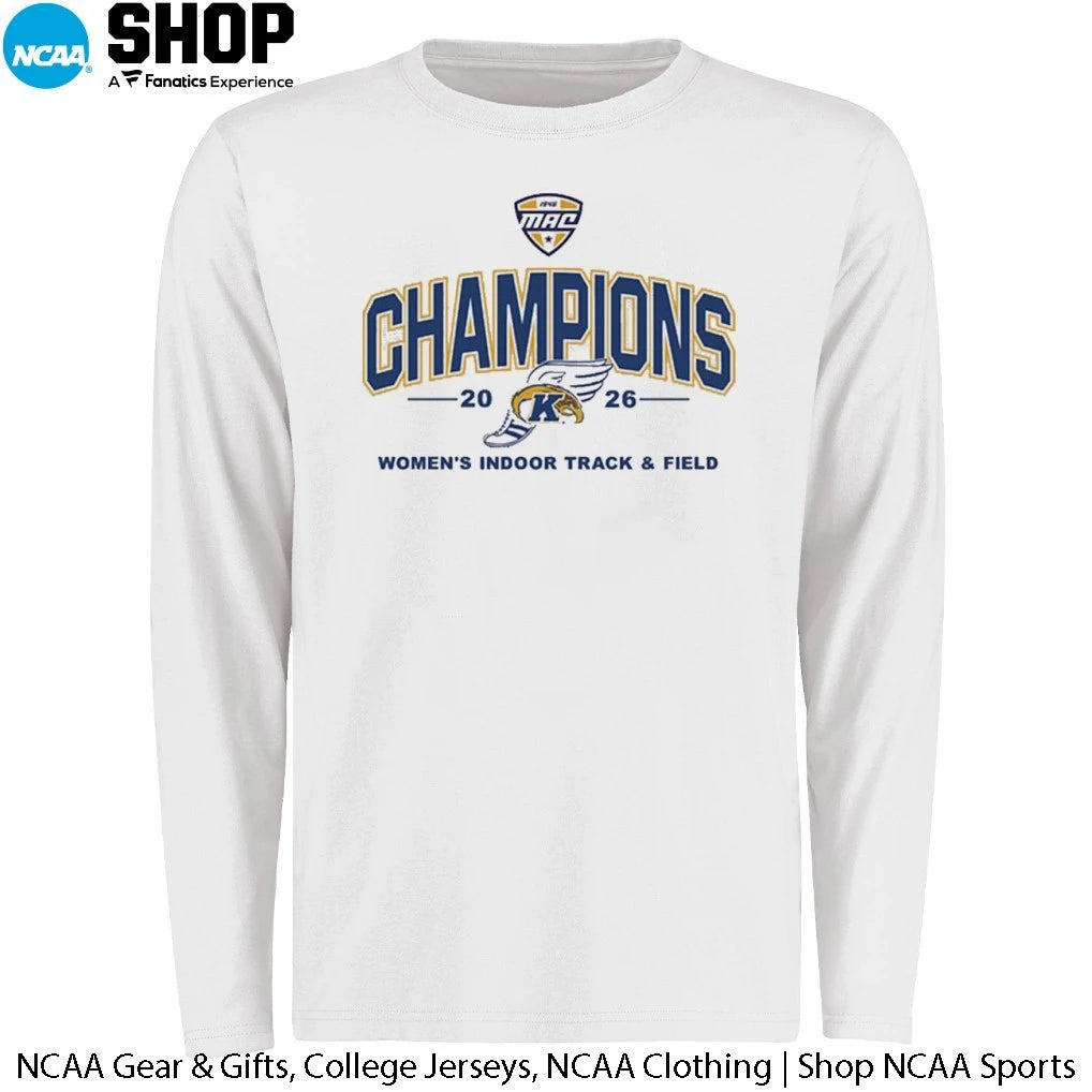 Kent State Golden Flashes MAC 2026 Women’s Indoor Track & Field Champions T-Shirt