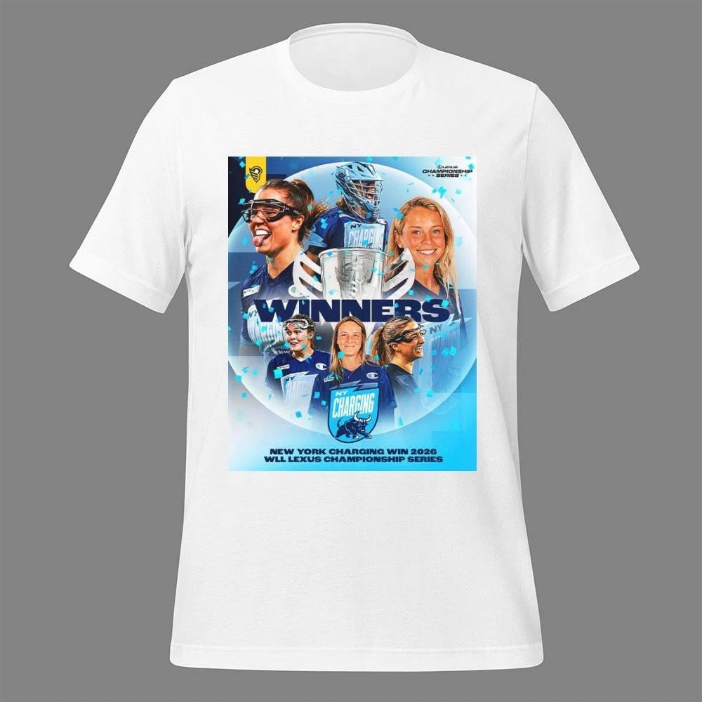 New York Charging Women’s Lacrosse 2026 WLL Lexus Championship Series Winners Shirt