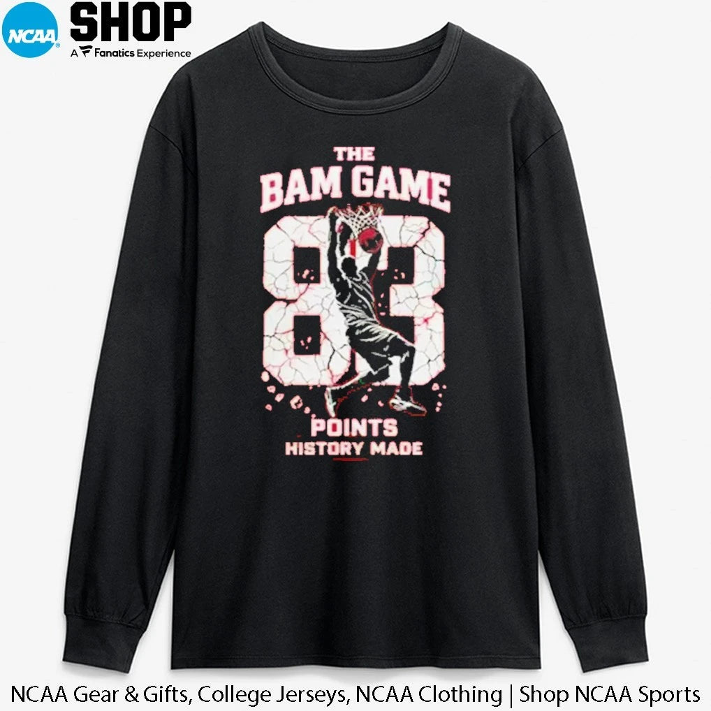Official Bam Adebayo Miami Heat The Bam Game 83 Point History Made T-Shirt