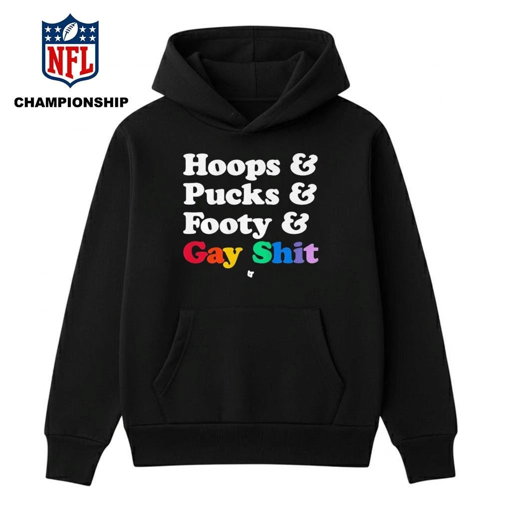 Sarah Spain Hoops & Pucks & Footy & Gay Shit Shirt