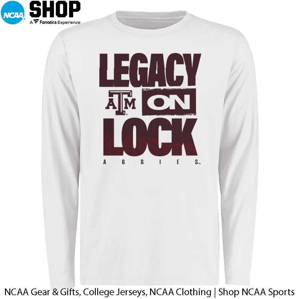 Texas A&M Aggies 2026 Legacy On Lock On-Court March Madness T-Shirt