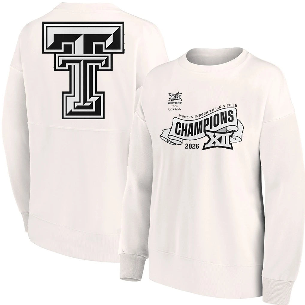 Texas Tech Red Raiders 2026 Women’s Indoor Track & Field Champions T-Shirt