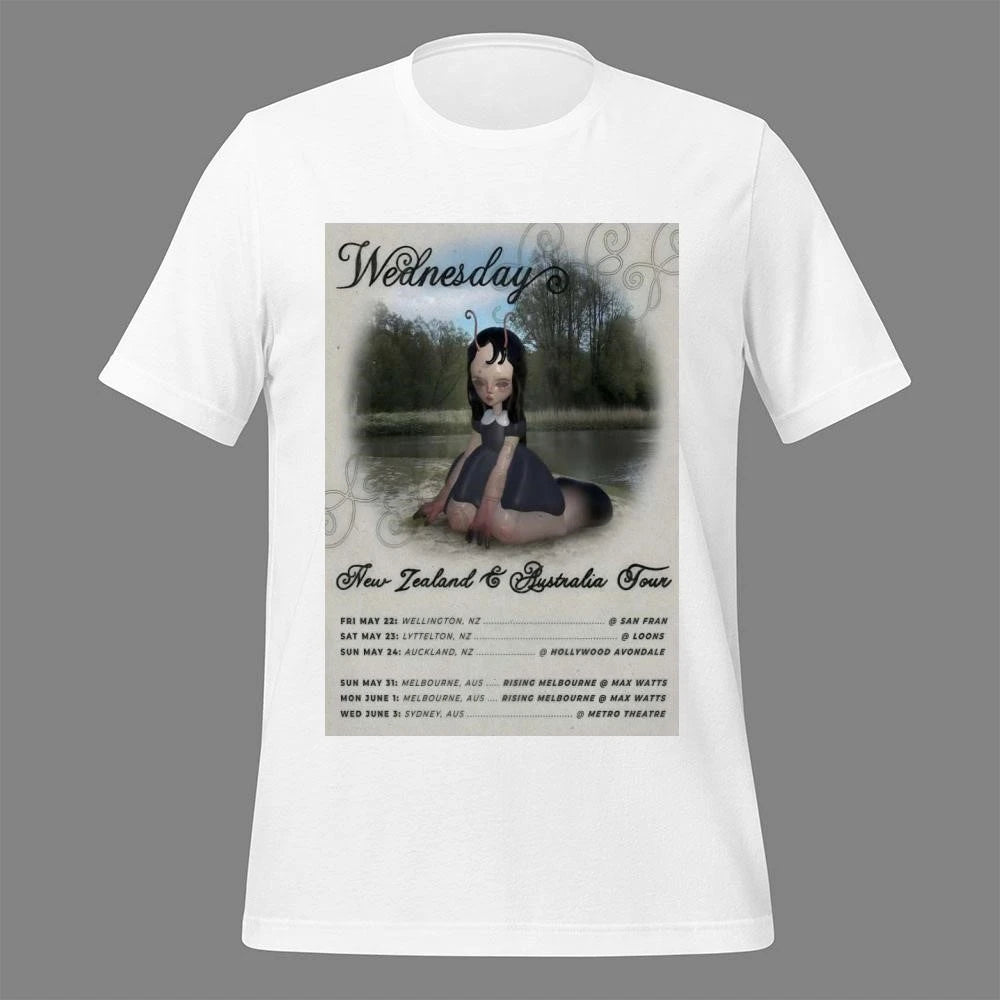 Wednesday New Zealand & Australia 2026 Poster Shirt