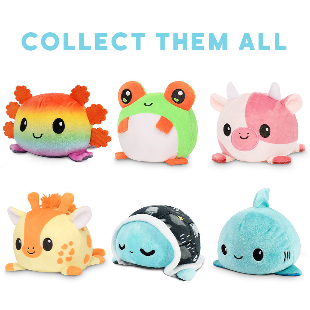 TeeTurtle Reversible Puppicorn Plushie (Red + Yellow)