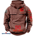 Calgary Flames Vintage Men Hoodie