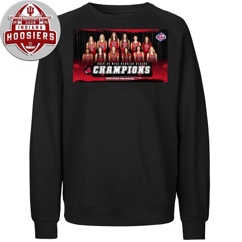 2025-26 Miaa Regular Season Champions Central Missouri Basketball T-Shirt