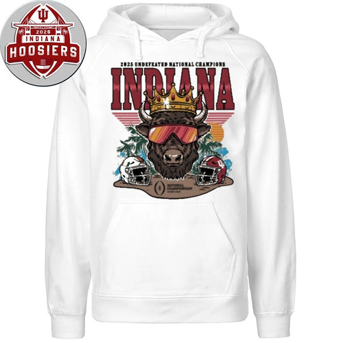 2025 Undefeated National Champions Indiana Mascot And Helmet T-Shirt