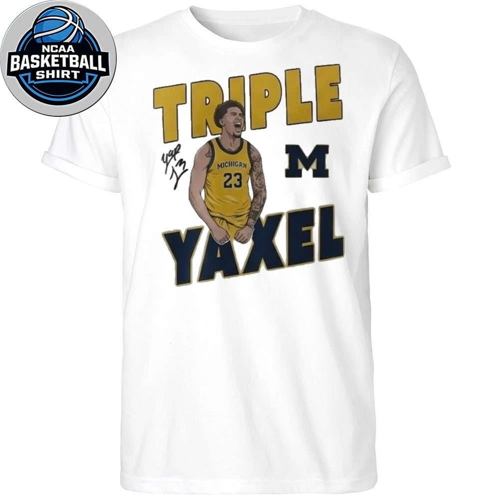 2026 Michigan Men’s Basketball Chicago Triple Yaxel Shirt