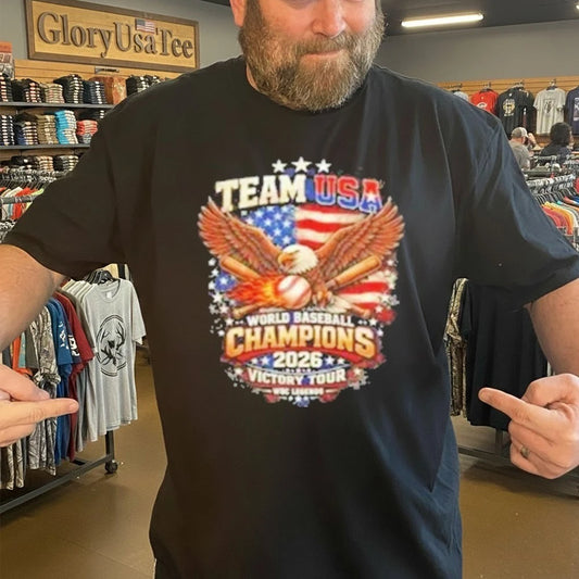 2026 Team USA World Baseball Classic Champions Eagle Baseball Victory Shirt