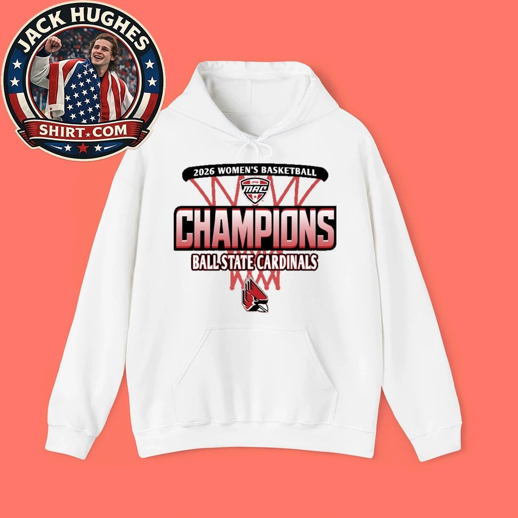 2026 Women’s Basketball Champions Ball State Cardinals Logo Shirt