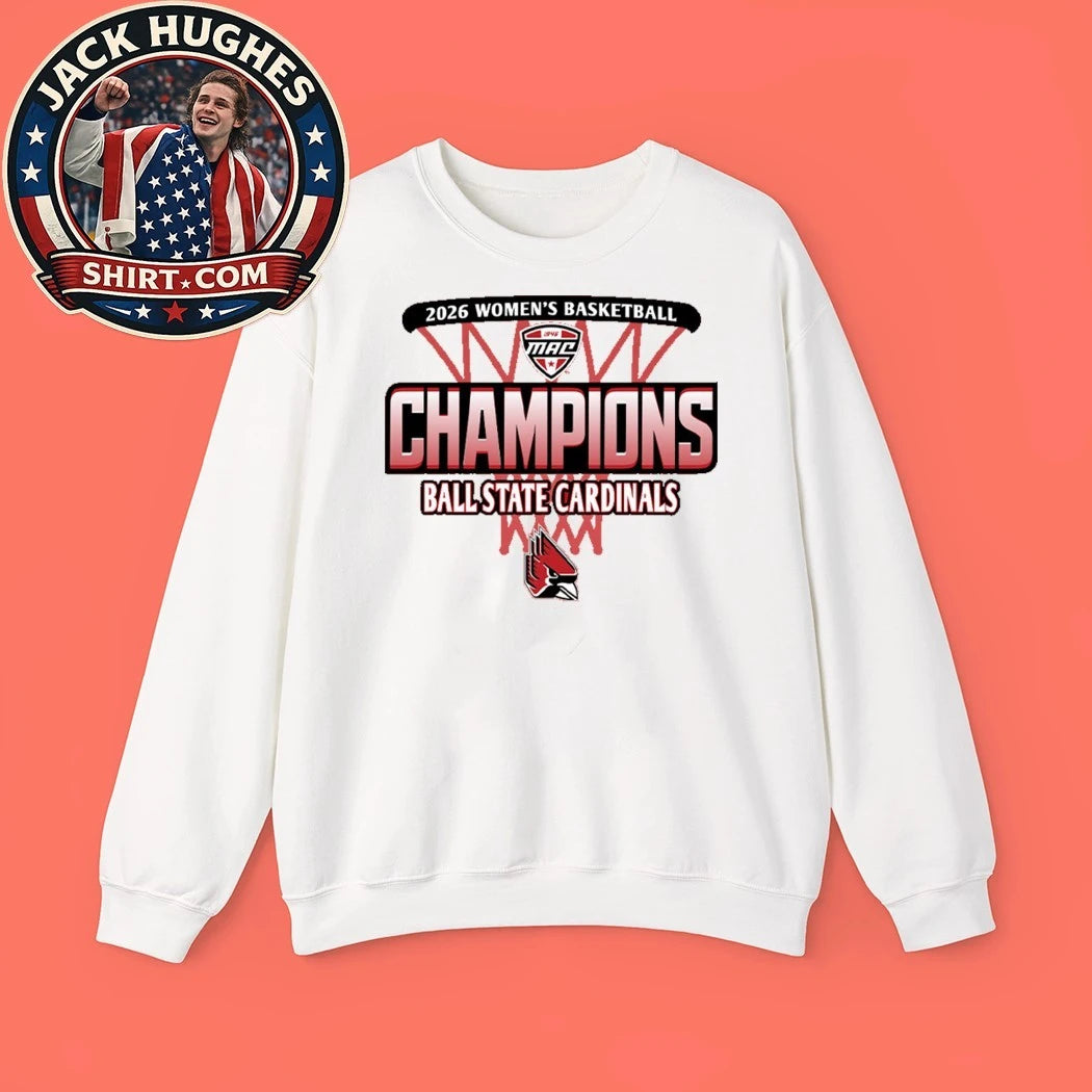 2026 Women’s Basketball Champions Ball State Cardinals Logo Shirt