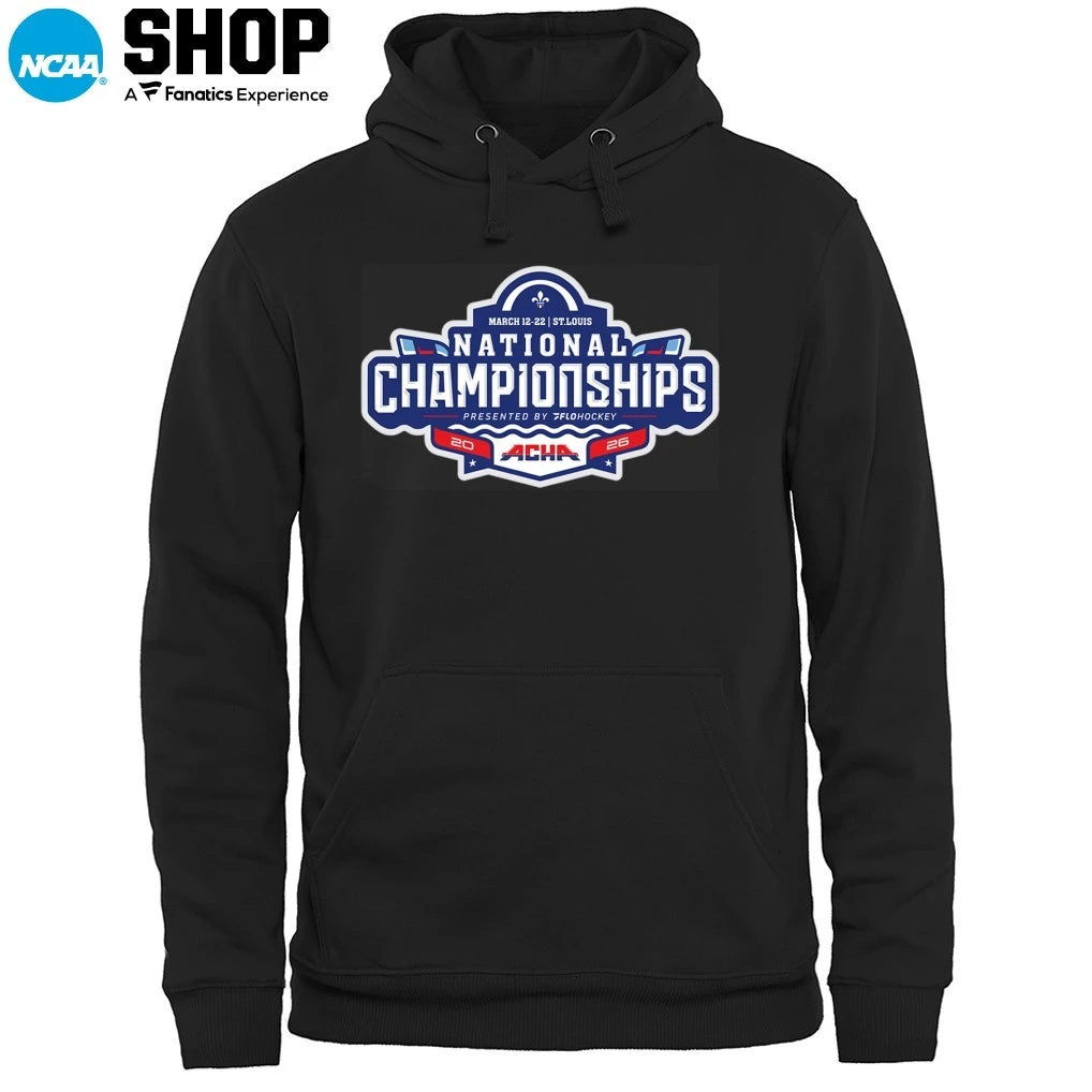2026 ACHA National Champions March 12-22 St Louis Logo T-Shirt