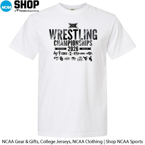 2026 Big 12 Wrestling Championships Box Center Tulsa Ok T-Shirt