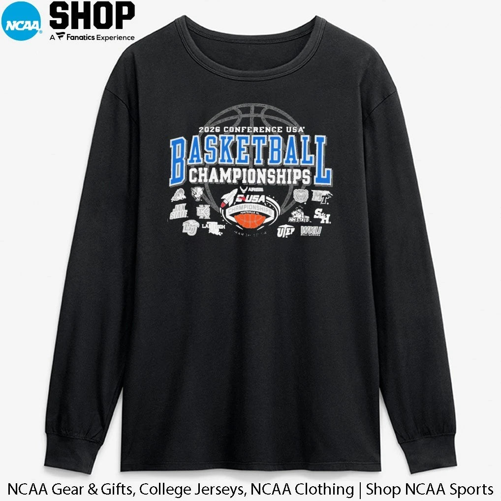 2026 Conference USA Basketball Champions 12 Teams March 10-14 T-Shirt