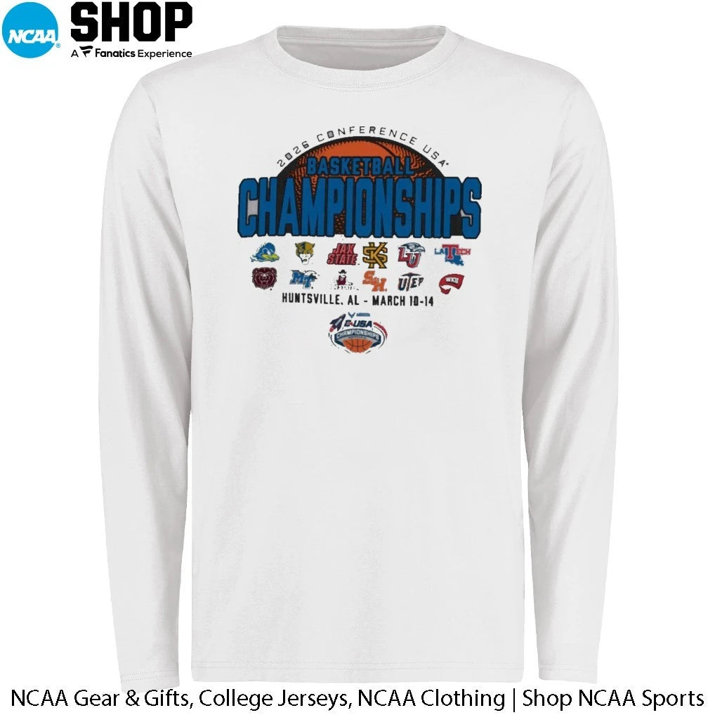 2026 Conference USA Basketball Champions Huntsville Al March 10-14 T-Shirt