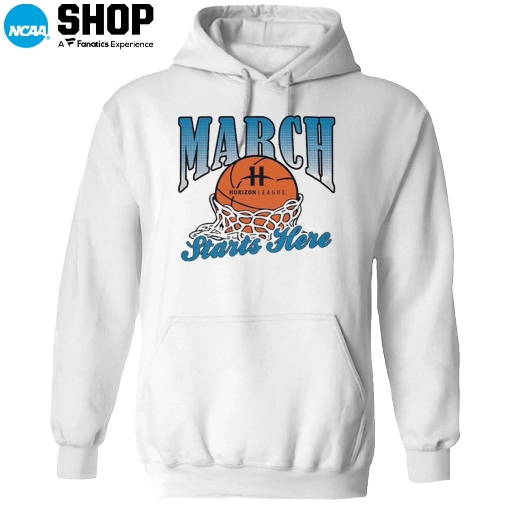 2026 Horizon League Basketball March Starts Here T-Shirt
