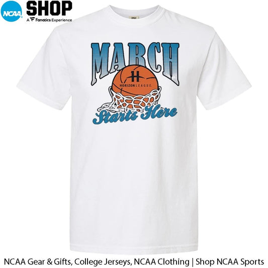 2026 Horizon League Basketball March Starts Here T-Shirt