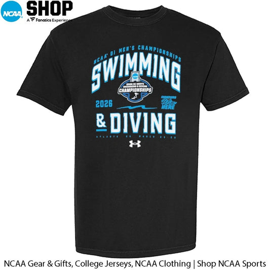 2026 NCAA DI Men’s Championships Swimming and Diving Champions Win Here Atlanta Ga March 25-28 T-Shirt